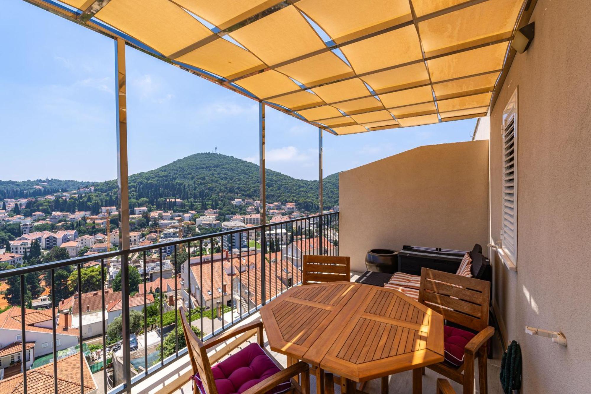 The Panoramic View Penthouse Apartment Sweet Petite Dubrovnik Exterior foto