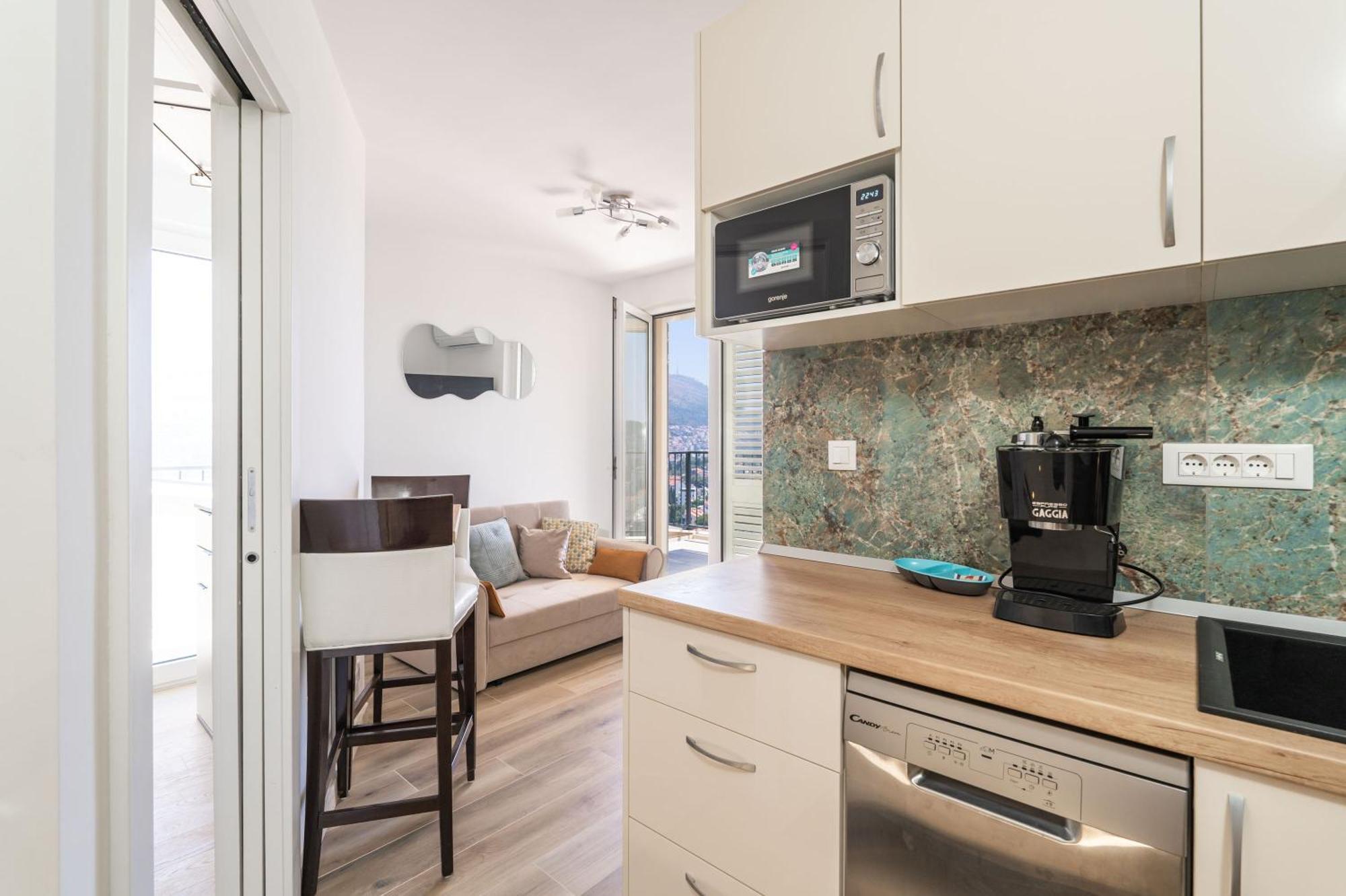 The Panoramic View Penthouse Apartment Sweet Petite Dubrovnik Exterior foto